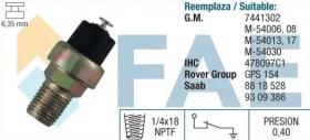 Fae 13530 - SENSOR PRESIÓN DE ACEITE