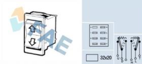 Fae 64180 - INTERRUPTOR DE ELEVALUNAS