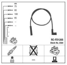 Ngk 2584 - Juego de cables de encendido