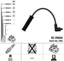 Ngk 7200 - Juego de cables de encendido