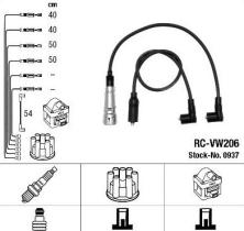Ngk 0937 - Juego de cables de encendido para SEAT Ibiza II