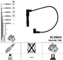 Ngk 7306 - Juego de cables de encendido