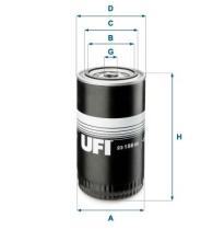 UFI 2315600 - FILTRO DE ACEITE, 3/4-16 UNF, CON VÁLVULA BLOQUEO DE RETORNO