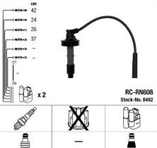 Ngk 8492 - Juego de cables de encendido