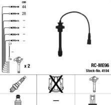 Ngk 4104 - Juego de cables de encendido