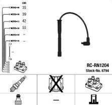 Ngk 6794 - Juego de cables de encendido