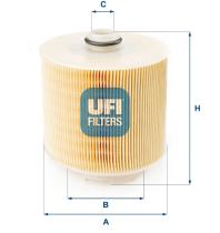 UFI 2759800 - FILTRO DE ACEITE, CARTUCHO FILTRANTE