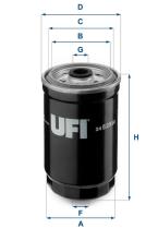 UFI 2452500 - FILTRO DE COMBUSTIBLE, INSERTO DE FILTRO