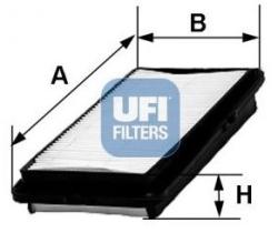 UFI 3038000 - FILTRO DE AIRE, CARTUCHO FILTRANTE