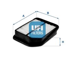 UFI 3072500 - FILTRO DE AIRE, CARTUCHO FILTRANTE